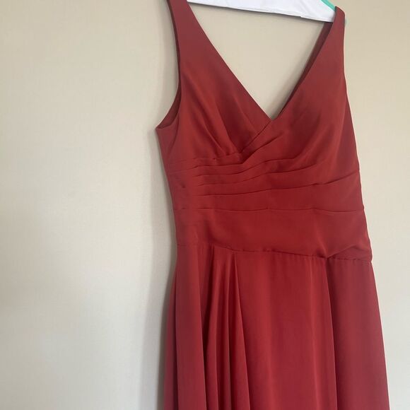 Azazie Kori Bridesmaid Dress - Teracotta A14 - Picture 4 of 6